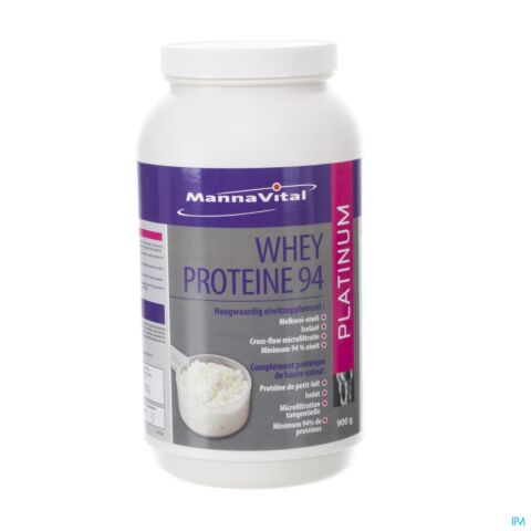 Mannavital Whey Proteine 94 Poeder 900g