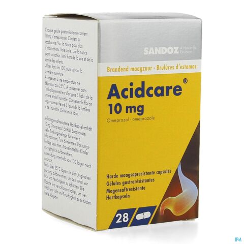 Acidcare 10mg Sandoz Caps Maagsapres 28 X 10mg