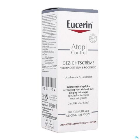 Eucerin AtopiControl Kalmerende Gezichtscreme 50ml