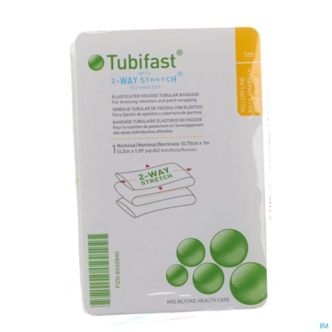 Tubifast Geel 10,75cmx 1m 1 2483
