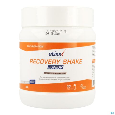 Etixx Recovery Shake Junior Chocolate 400g