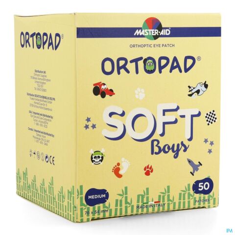 Ortopad Soft Boys Medium 76x54mm 50 Stuks