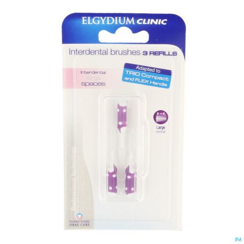 Elgydium Clinic Refill Flex Purple Interd.borstel3