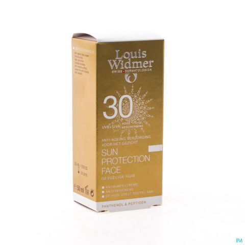Louis Widmer Sun Protection Face SPF30 Parfum 50ml