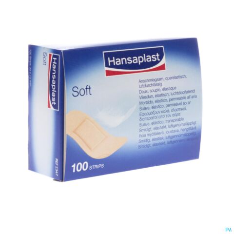 Hansaplast Soft Pleister Indiv.72x30mm 100 0234700