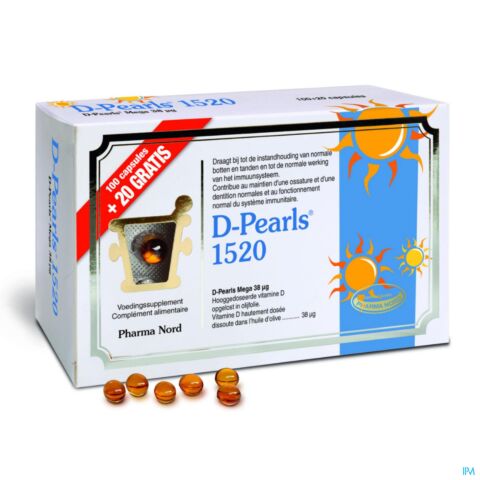 D-Pearls 1520 Promo 100 Capsules + 20 GRATIS