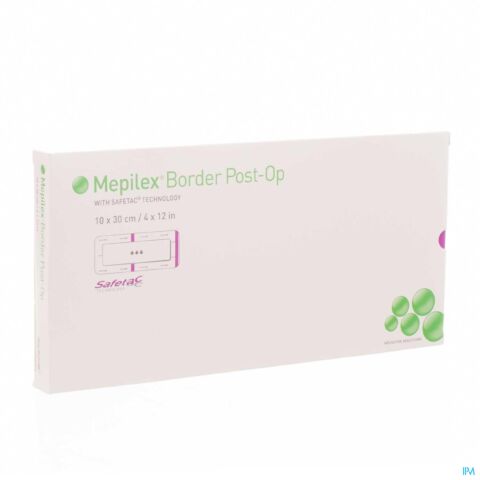 Mepilex Border Post-op Verb 10x30cm 5 496605