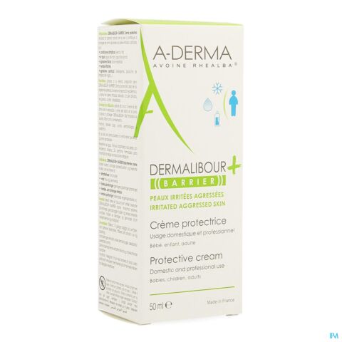 A-Derma Dermalibour+ Barrier Beschermende Crème 50ml
