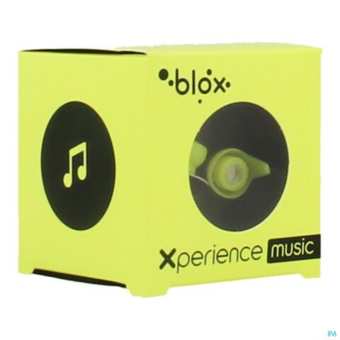 Blox Xperience Music Oordopjes Fluo Geel 1 Paar