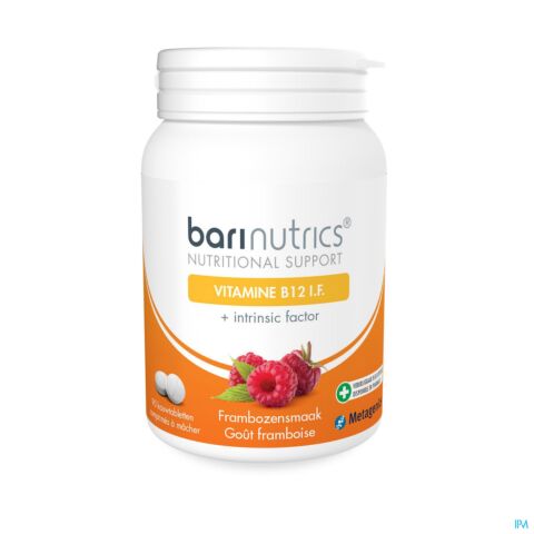 Barinutrics Vitamine B12 If Framboos 90 Kauwtabletten
