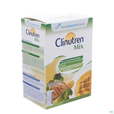 Clinutren Mix Kalf-broccoli Nf Zakje 6x75g