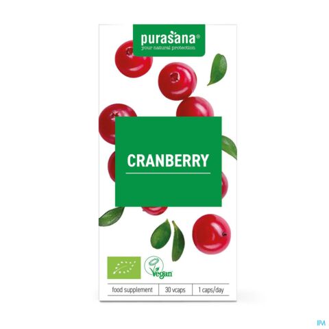Purasana Vegan Cranberry Bio Caps 30