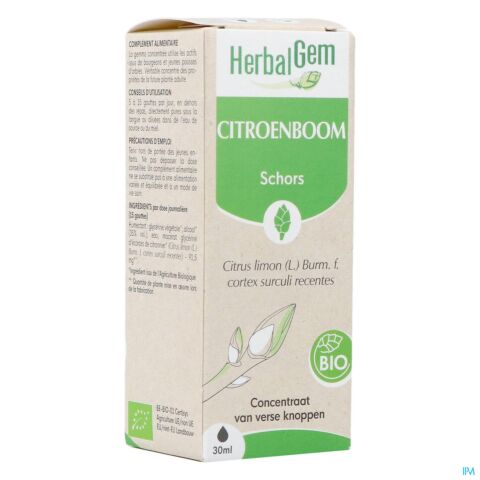 Herbalgem Citroenboom Bio 30ml