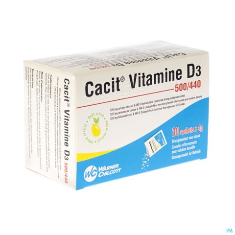 Cacit Vitamine D3  500/440 30 Zakjes