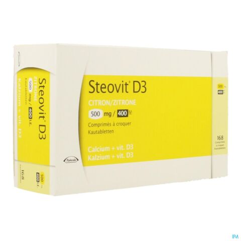 Steovit D3 500/400 168 Kauwtabletten