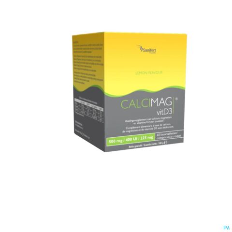 Calcimag Ca 500mg/d3 400ui/mg 225mg Lemon Comp 60