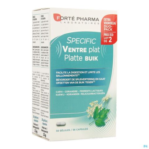 Forté Pharma Specific Platte Buik Duopack 2x28 Capsules