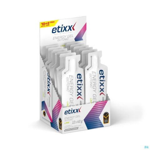 Etixx Energy Gel Lime 12x40g