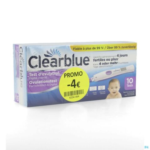 Clearblue Advanced Ovulatietest 10 Promo -4€