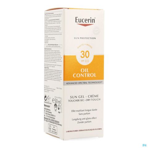Eucerin Zon Oil Control Gel-Creme Dry Touch SPF30 50ml