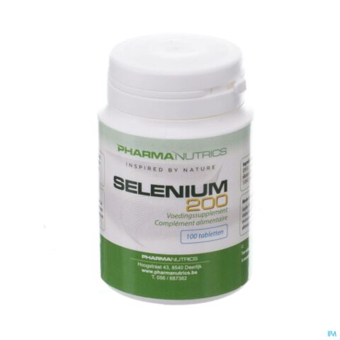 Pharmanutrics Selenium 200mcg 100 Tabletten