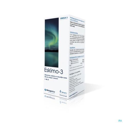 Eskimo-3 Limoen 105ml 175 Metagenics