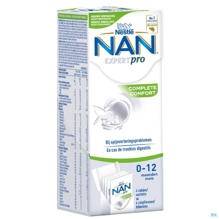 Nan Complete Comfort Zuigelingenmelk Pdr 4x26g - Apotheek Online