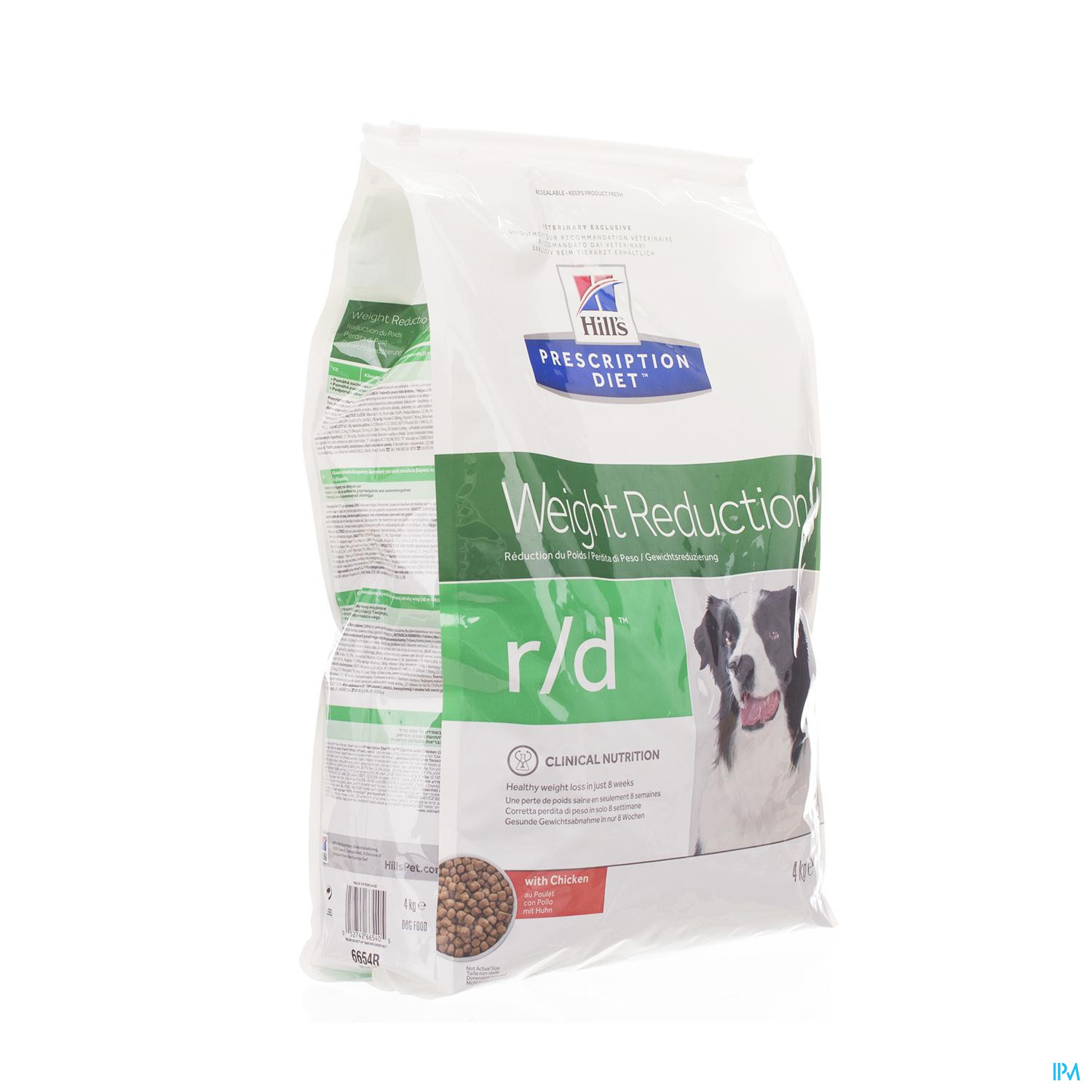 ritme voorbeeld ader Hills Prescription Diet Canine r/d Hond 4kg - Apotheek Online